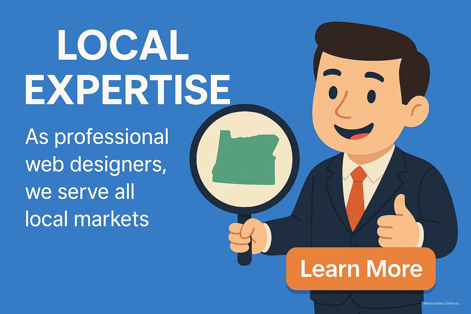 Local Moreno Valley, California Web Design